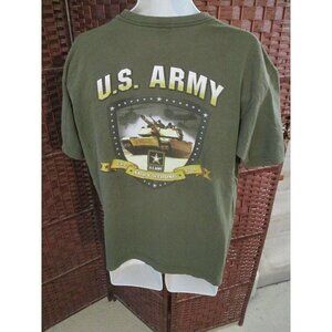 Vintage U.S. Army T shirt Big Tank Logo USA Adult Large Military